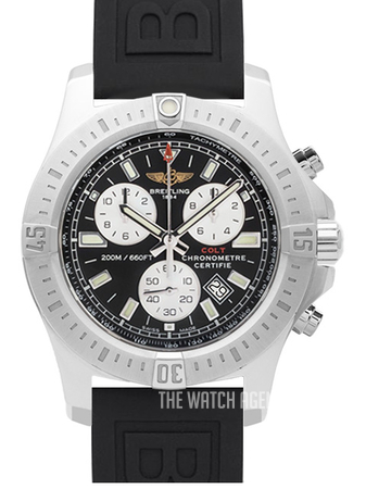 breitling colt chronograph rubber strap