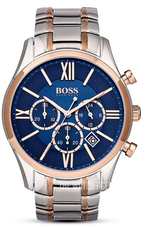 hugo boss gold and silver watch