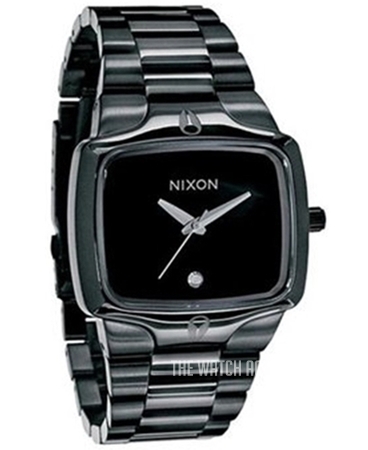 nixon black watch with diamond