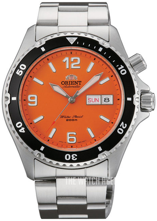 orient orange diver