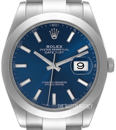 Rolex datejust 41 online blue 126300