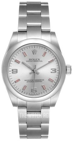 rolex oyster perpetual 31 silver