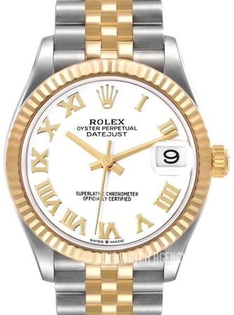 Rolex datejust or discount jaune