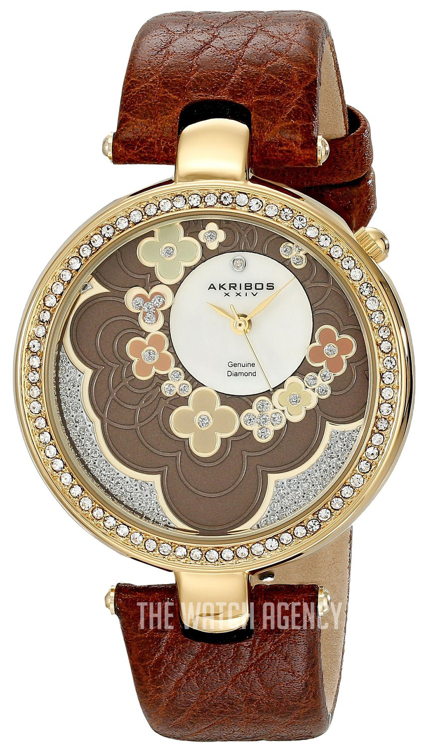 Akribos XXVI AK601BK genuine Diamond Watch outlet for women