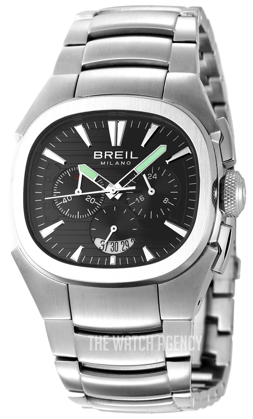 Breil Watch - B 12 H - Chronograph - Silver - 42mm - Gray - TW2023