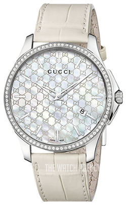 Gucci 126 lg 2025 stainless steel bracelet watch