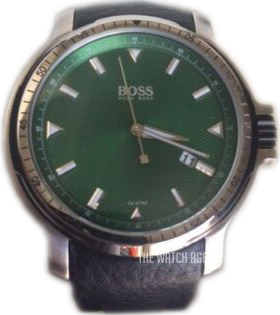 green hugo boss watch