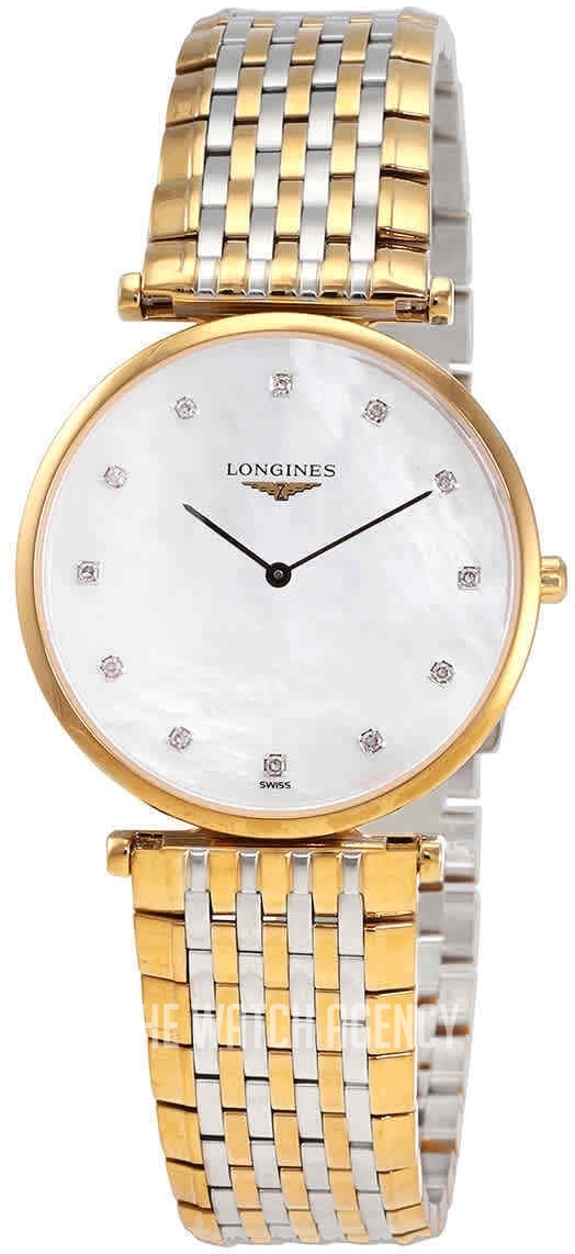 La Grande Classique De White Yellow gold toned steel 33 mm ref. L4.709.2.88.7