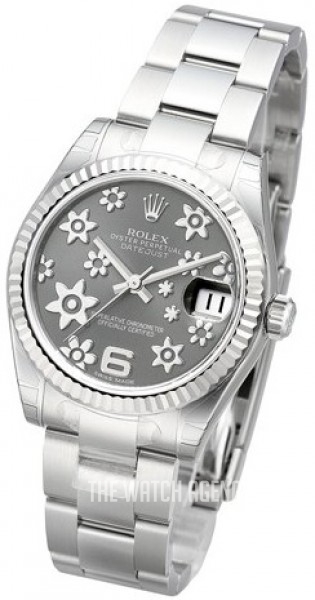 Rolex Datejust 31 Silver Dial Jubilee Bracelet Women's Watch 178273-0091