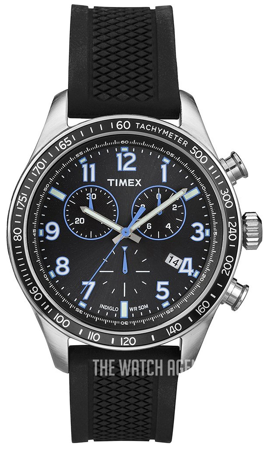 Timex ameritus stainless store steel chronograph