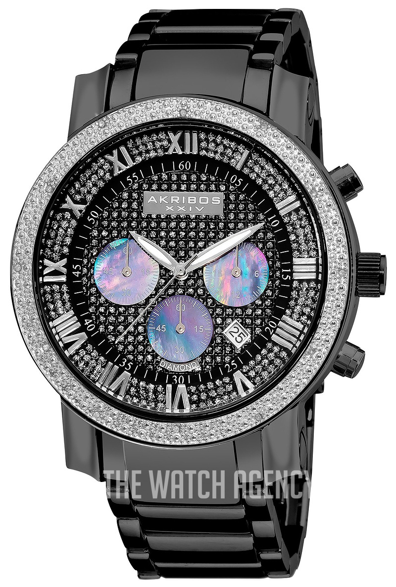 AK439BK Akribos XXIV Diamond | TheWatchAgency.com
