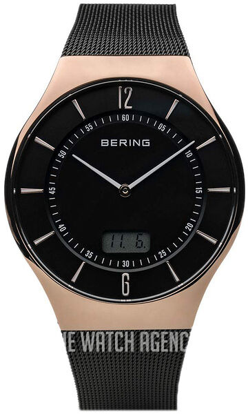 Stainless Steel Bering Funkuhr 51640 Wristwatch 51640 Bering Radio