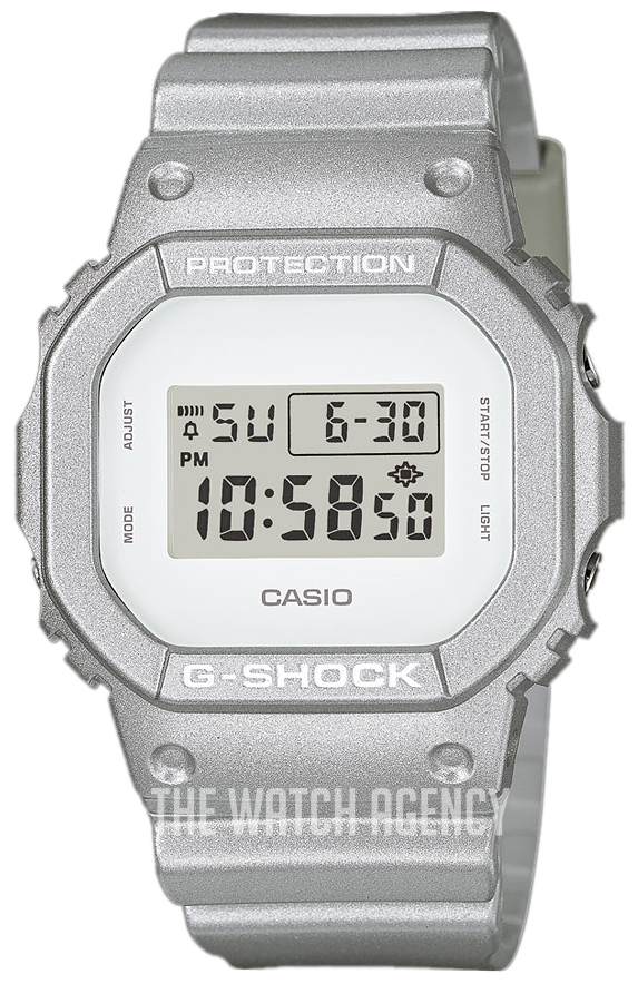 時計 CASIO G-SHOCK DW-5600SG Casio G-Shock Pale Color Silver Men's Watch DW-5600SG-7