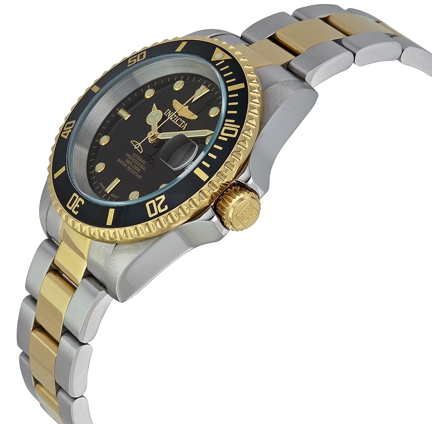 【ストレムベリ】北欧ヴィンテージ ガラスオブジェ ゴールドブラックアップル 8927OB Invicta Pro Diver | TheWatchAgency.com