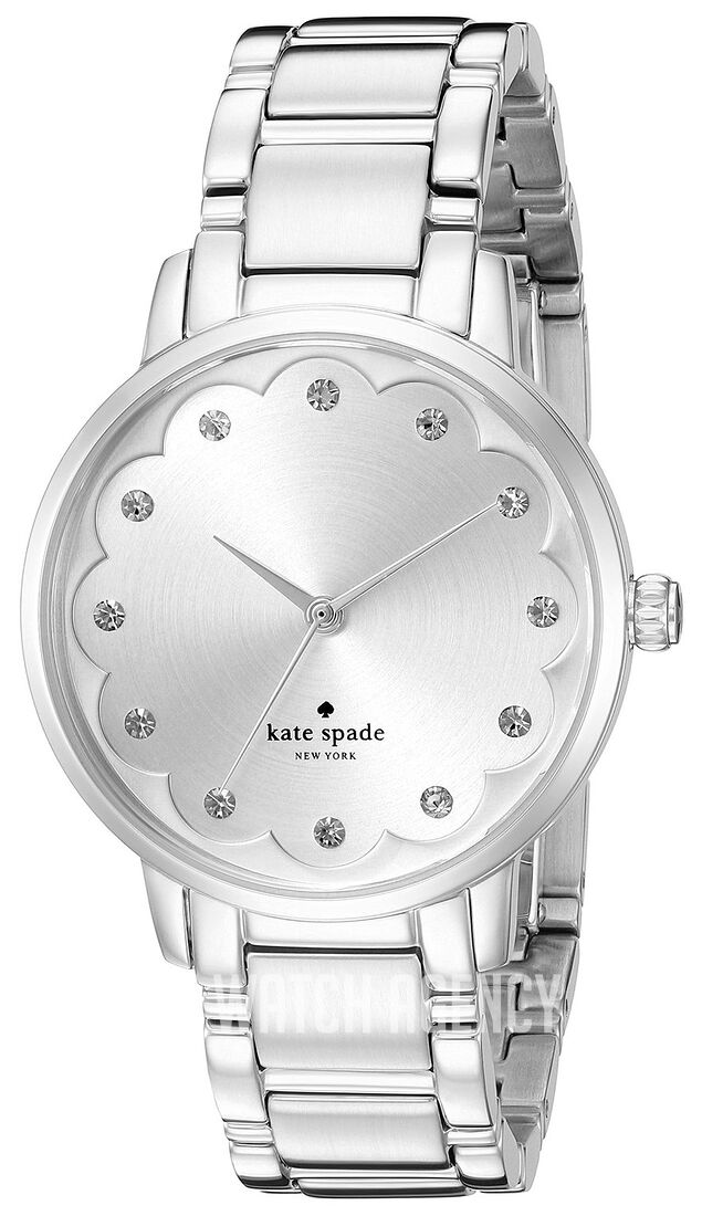 Kate Spade Crystal- Accented Stainless Steel Silver-Tone Watch KSW1046 kate spade new york Stainless Steel Band Wristwatches for  main image 3