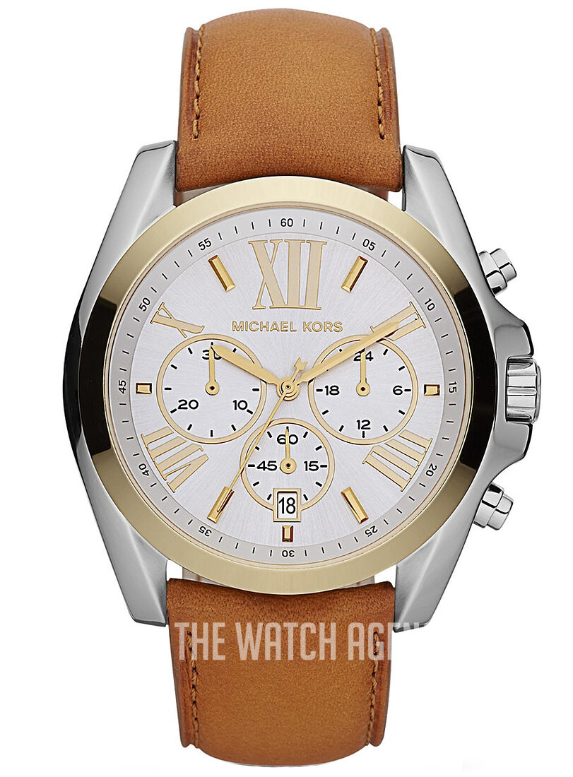 Michael Kors Bradshaw Brown Leather Watch MK5629 with Box s-l400.jpg main image 2