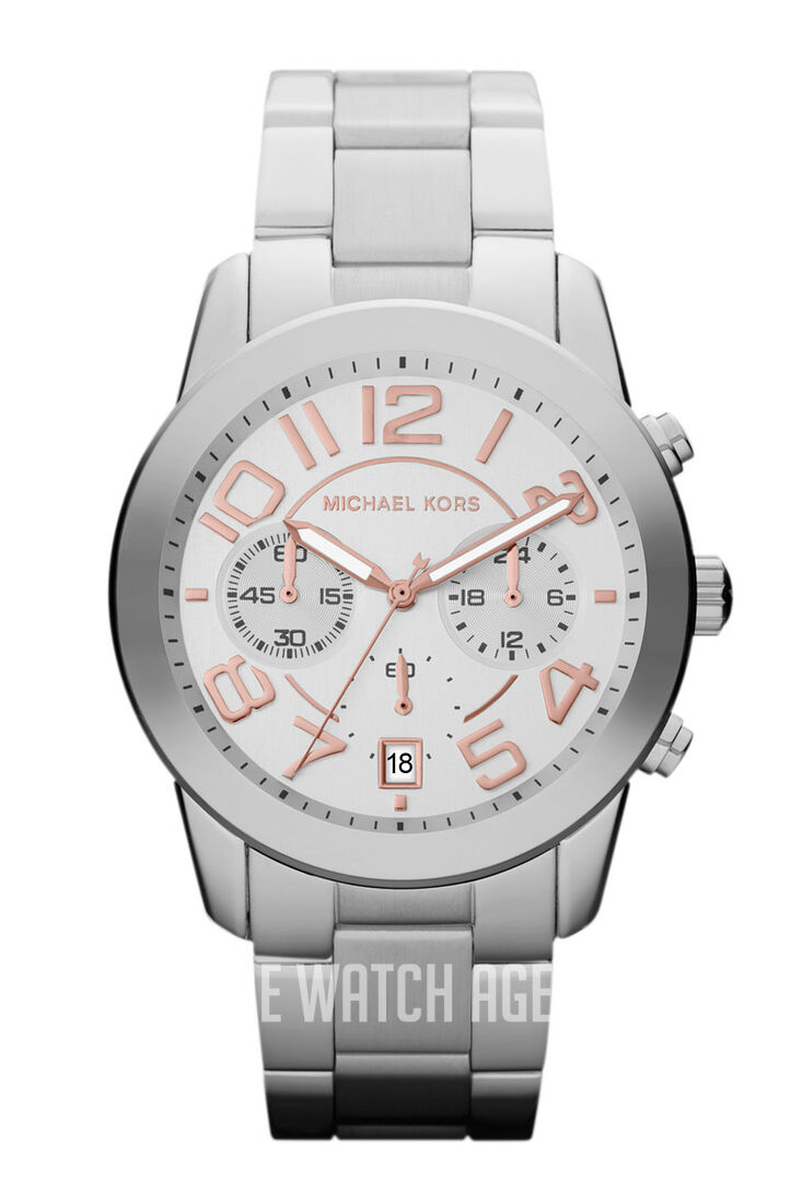 Michael Kors Mercer MK-5725 Michael Kors MK5725 Mercer Silver Dial Stainless Steel  main image 4