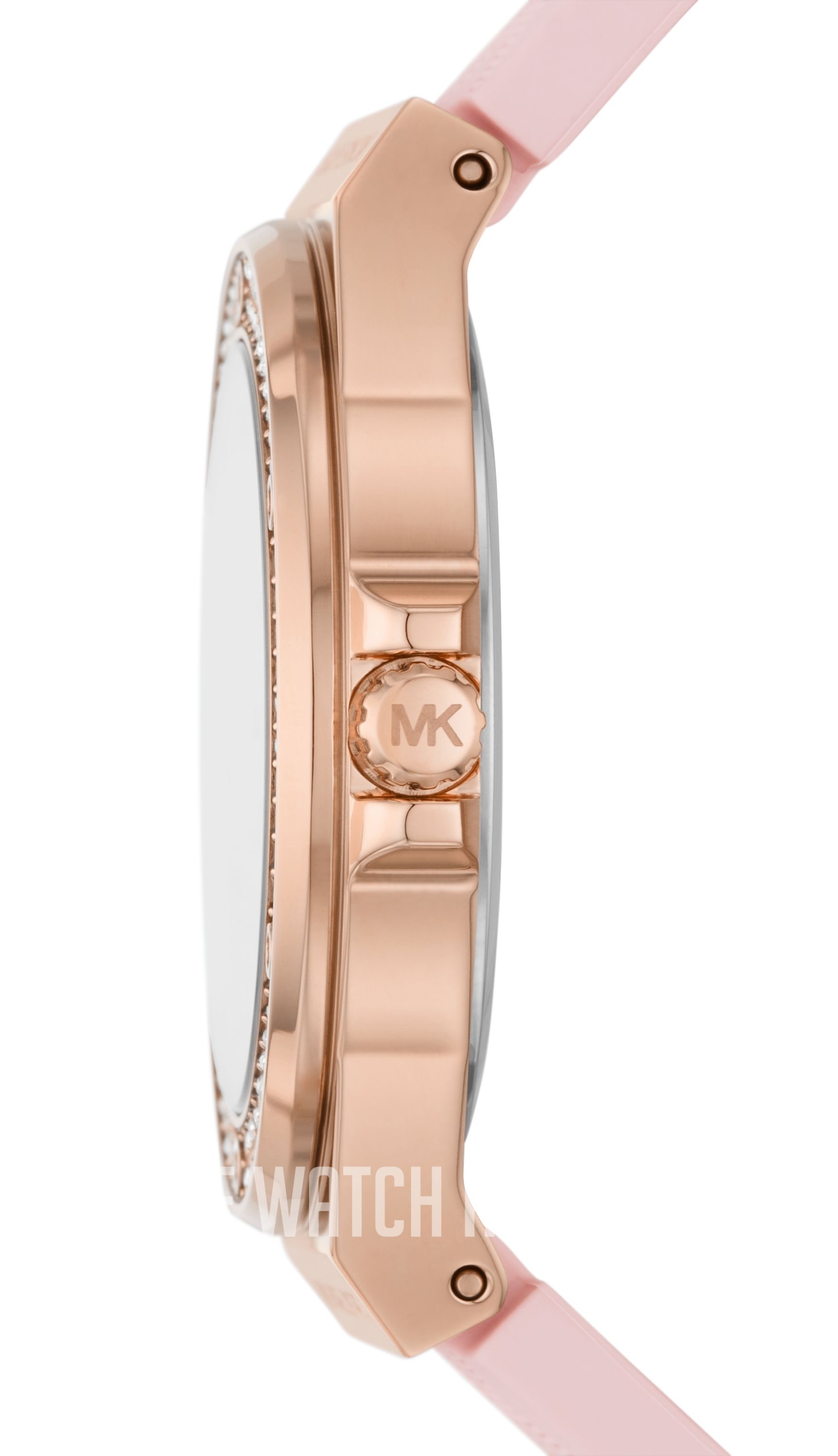 ミチコ様 Michael Kors Lennox Analog Pink Dial Rose Gold Steel Strap Watch