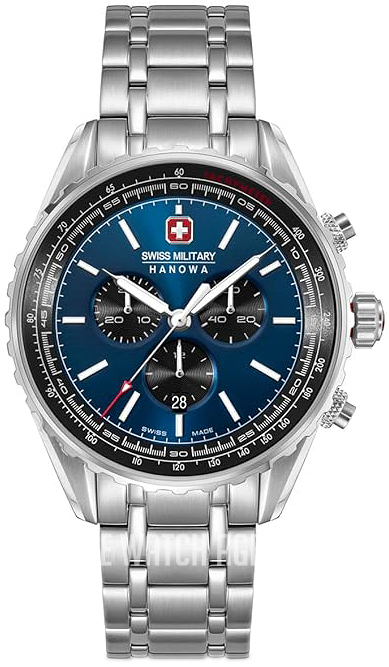 SWISS MILITARY HANOWA クロノグラフ 美品 06-3332.04.001.09 Swiss Military Hanowa Chrono Classic II